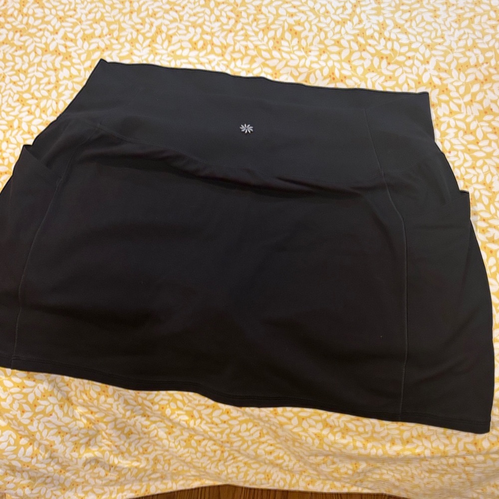 Athleta Black Skort with Logo